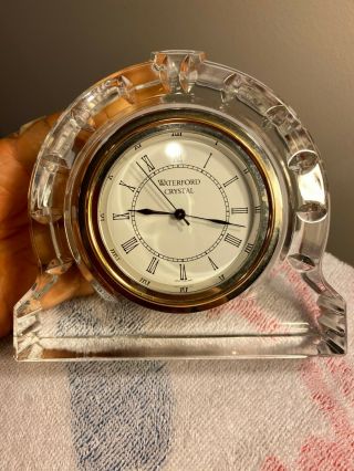 Waterford Crystal Mantle Clock 4 " X 5 "