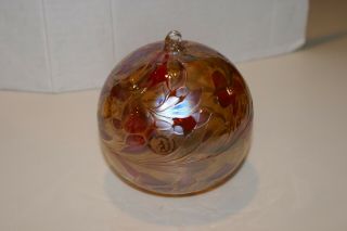 Zorza Mouth Blown Handmade Glass Ornament From Poland Polish 5 " Christmas