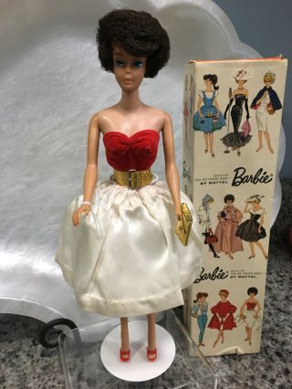 Vintage Barbie Brunette Bubblecut