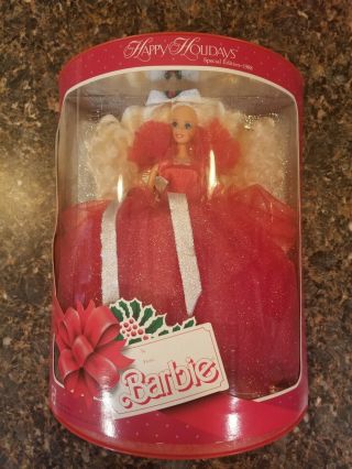 Vintage Happy Holidays Barbie Special Edition 1988 Mattel 1703
