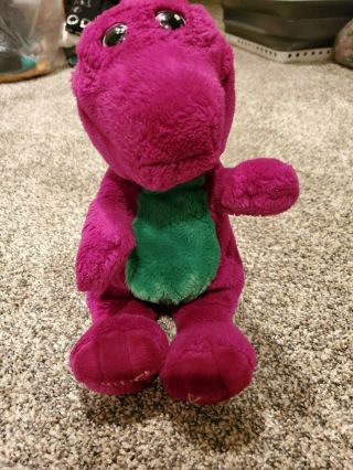 Vintage Barney Purple Dinosaur Plush Stuffed Animal Lyons Group 1992 14 "