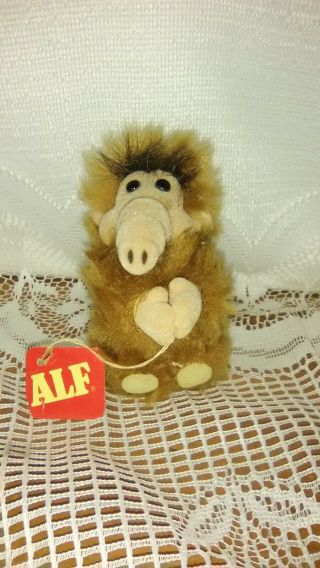 Vintage 1987 Alf The Alien Plush Clip On With Tag