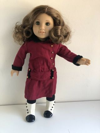 Retired American Girl Doll Rebecca Rubin W/ First Edition Meet Outfit