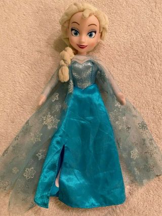 Disney Frozen Princess Elsa 15 " Medium Plush Doll Toy
