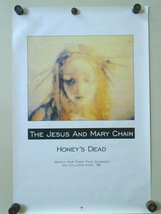 The Jesus & Mary Chain / Orig.  Promo Poster / 1992 / Exc. ,  Cond.  23 X 35 "