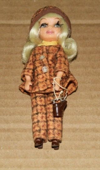 Vintage Tiny Teen Uneeda Doll Winter Time,  Notes