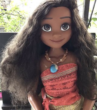 Disney My Size Posable Moana 32” Tall Doll W/ Clothes Princess Playdate Large