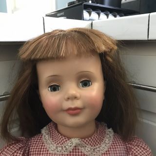 Vintage Ideal Patti Playpal Doll Auburn Hair G 35