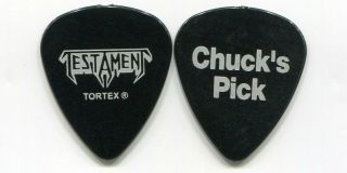 Testament 2009 Priest Feast Tour Guitar Pick Chuck Billy Custom Concert Stage 2