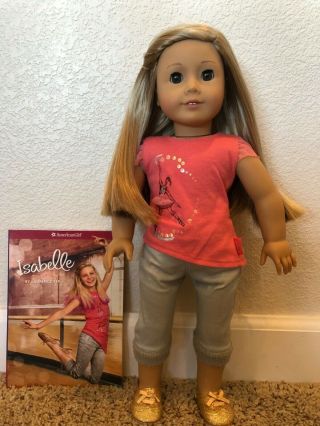 Isabelle American Girl Doll With Book,  Hair Extension,  And Pajama Set