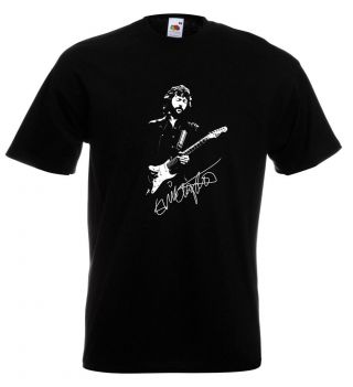 Eric Clapton Autograph T Shirt Cream Derek And The Dominoes Jack Bruce Layla