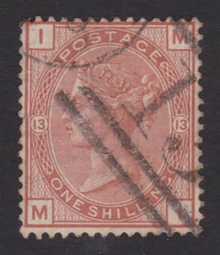 Gb.  Qv.  Sg 163,  1/ - Orange Brown,  Plate 13.