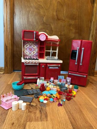 Our Generation Gourmet Kitchen Set - Pink W/ Accessories