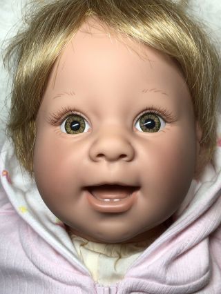 21” Lee Middleton Limited Dolls Reva Schick Little Blonde Baby Girl 537/1000 ‘00 3