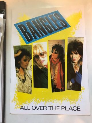 Bangles Press Kit All Over The Place Brochure