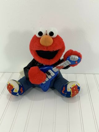 Rock N Roll Elmo Guitar Plays Music Sings And Shakes Vintage 1998