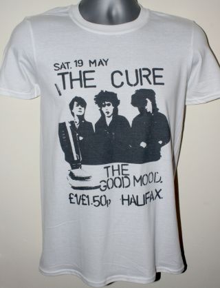 The Cure T - Shirt Gig Flyer 1980 Joy Division Siouxsie And The Banshees Sioux Can