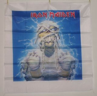 Iron Maiden Poster 1985 Vintage Silk Tapestry 44 " X45 " So987