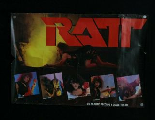 Ratt Band Promo Poster 21 X 32