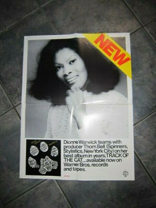 Dionne Warwick Track Of The Cat Promo Poster