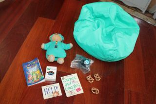 American Girl Doll Ret & Rare Slumber Party Bean Bag,  Cards,  Magic 8 Ball,  Euc