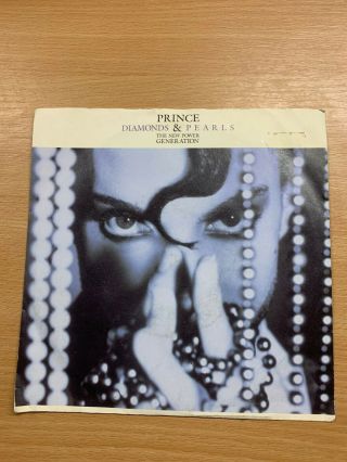 1991 Prince " Diamonds And Pearls " 7 " Single 45rpm Vinyl Paisley Park Record