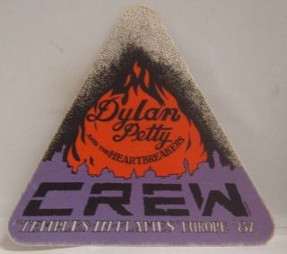 Bob Dylan / Tom Petty - Concert Tour Cloth Backstage Pass Last One