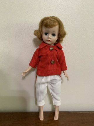 1958 Madame Alexander Cissette In Nautical Outfit Red Top White Pants