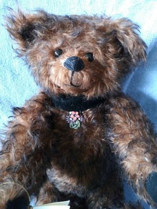 OOAK VINTAGE HAND MADE Mohair Bear Naples - 14 Inches By David Scarpatti 3