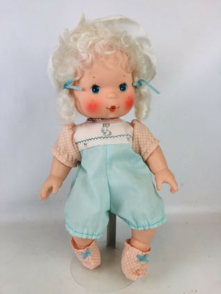 Vintage 1982 Kenner Strawberry Shortcake BABY APRICOT Blow a Kiss Doll 2
