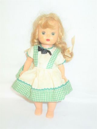 Vintage Muffie Doll 8 " Nancy Ann Storybook Braids Pigtails Ginny Pal Tagged (7)