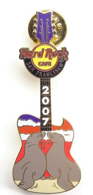 2007 Hard Rock Cafe 17th Anniversary San Francisco Sea Lion Pin Le 300