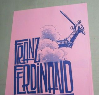 Franz Ferdinand 2005 Concert Seattle & Portland Show Poster