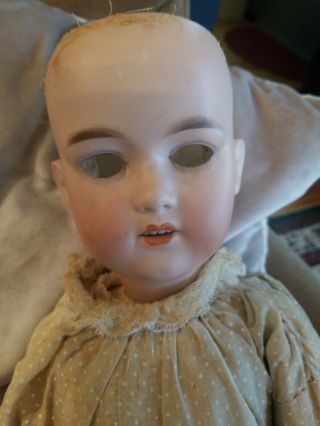 George Borgfeldt GB Doll,  Head And Body Porcelain Bisque Antique Doll No Eyes Or 2