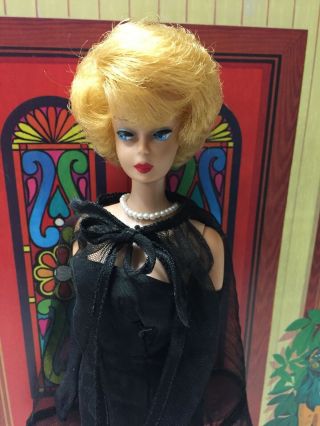 Vintage Barbie Doll Mattel 1958 Barbie 1962 Midge Blonde Bubble Cut Red Lips Wow