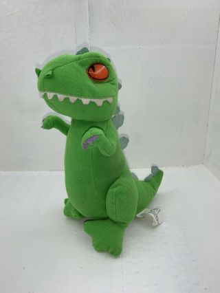 Nanco Nickelodeon Rugrats Reptar Green Dinosaur Plush 9 " 2000 Vintage