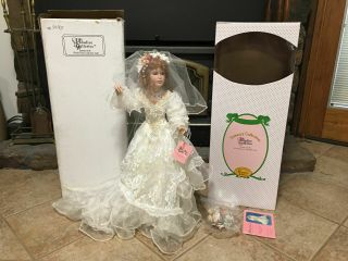 Donna Rubert Jessica Bride Porcelain Doll By Paradise Galleries 26 "