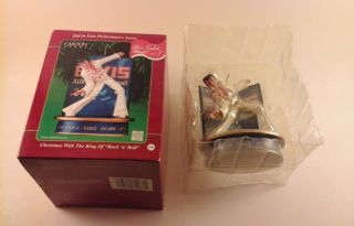 Carlton Cards 2001 Elvis Christmas With The King Of Rock N Roll Musical Ornament