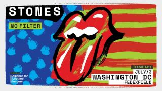 Rolling Stones " No Filter Tour 2019 " Washington D.  C.  Concert Poster - Tongue Logo