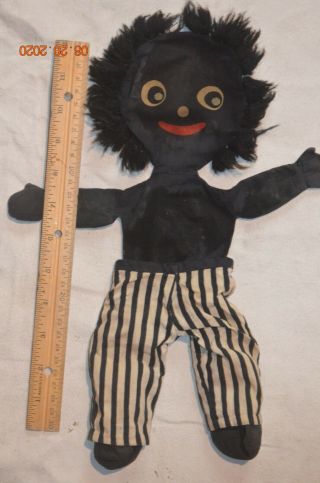 Antique African American Rag Cloth Doll Raggedy Andy Style