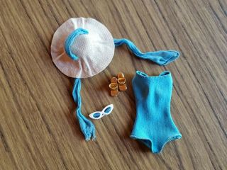 1964 Vintage Barbie Extremely Rare " In The Swim " - Blue