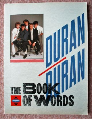 Duran Duran Book Of Words 1984