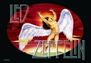 Led Zeppelin Textile Poster Fabric Flag Icarus