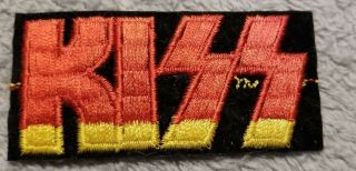 Kiss - Band Logo Patch Army Rock And Roll Music Gene Simons Paul Stanley Live
