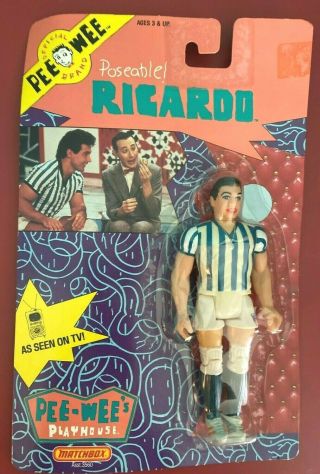 Vintage Matchbox 1988 Pee - Wee’s Playhouse Figures Ricardo -