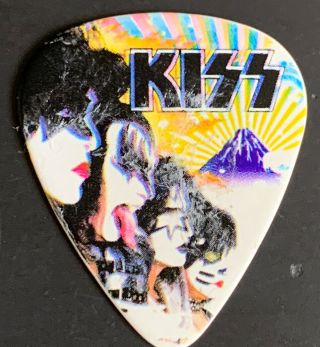 Kiss Gene Simmons Stage Guitar Pick Japan Tour 2015