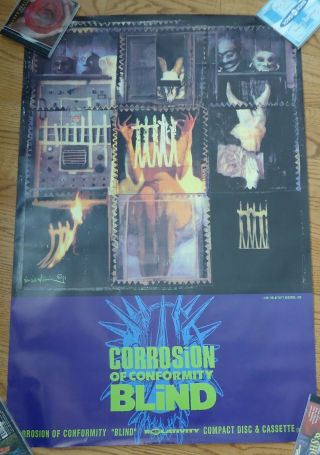 Corrosion Of Conformity Blind Promotional Poster 24 X 36