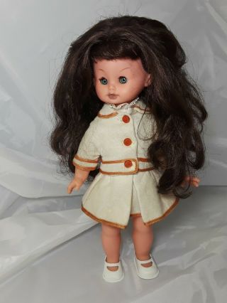 Furga Doll Vintage Brunette Circa 1960 12 