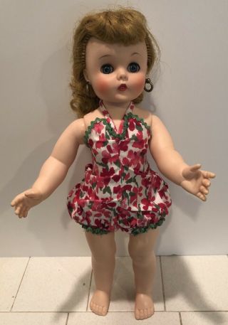 Lovely 1959 M.  A.  Kelly Marybel Edith Doll In Gorgeous Tagged Romper