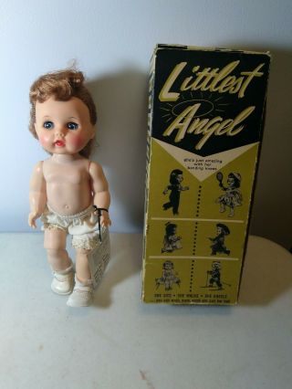 Vintage R&b Littlest Angel Doll With Box Tosca Hair